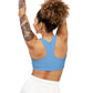 KAOS BLUE Seamless Sports Bra - Kaos Crew Clothing 