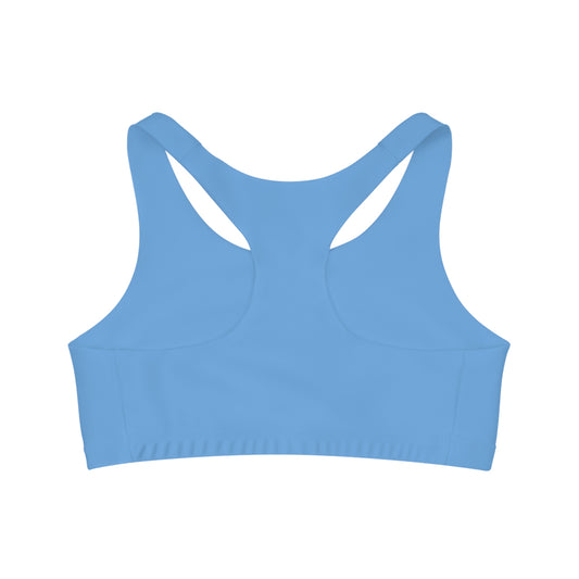 KAOS BLUE Seamless Sports Bra - Kaos Crew Clothing 