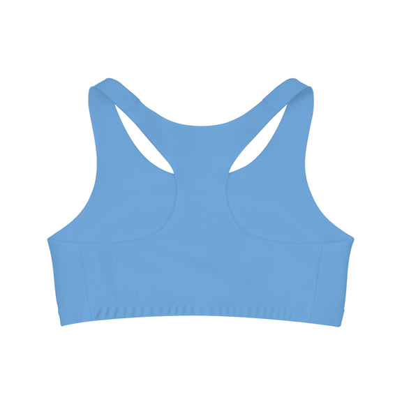 KAOS BLUE Seamless Sports Bra - Kaos Crew Clothing 