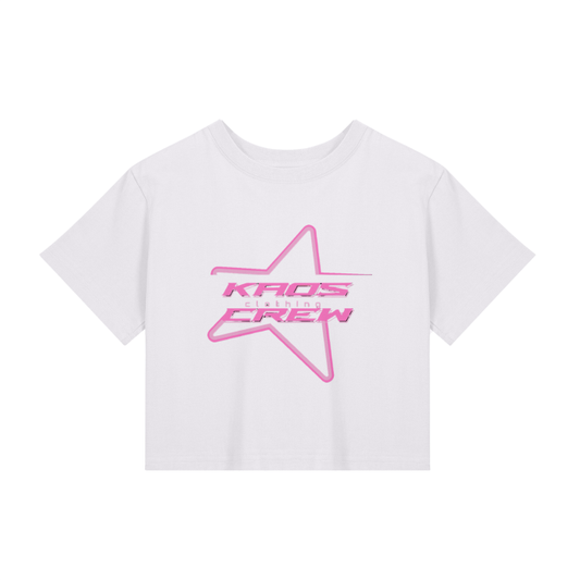 KAOS WOMENS STAR CROP TEE - Kaos Crew Clothing 