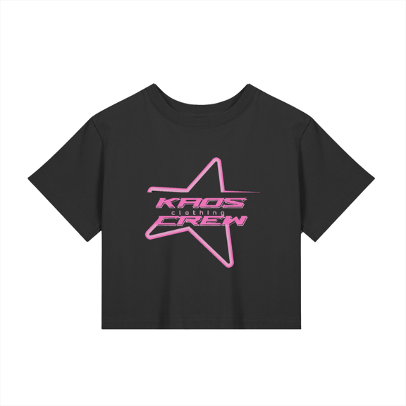 KAOS WOMENS STAR CROP TEE - Kaos Crew Clothing 