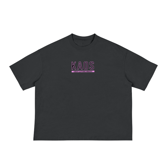 KAOS PINK LOGO Boxy Tee