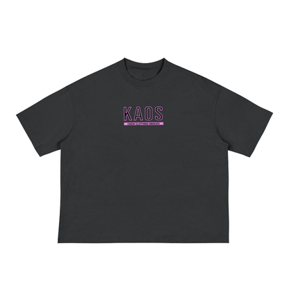 KAOS PINK LOGO Boxy Tee