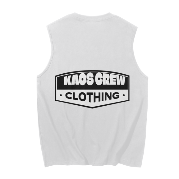 KAOS BADGE TANK TEE - Kaos Crew Clothing 