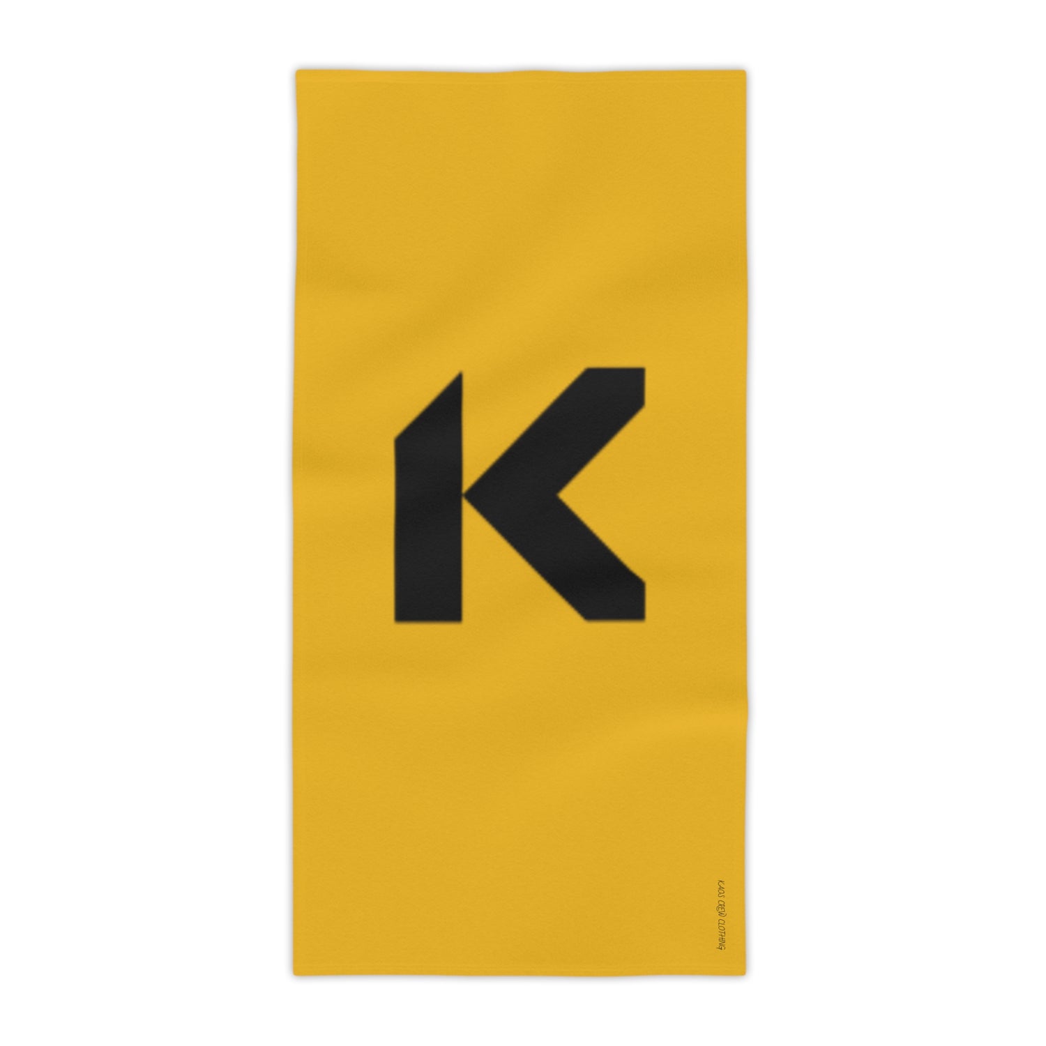 KAOS YELLOW Beach Towel - Kaos Crew Clothing 