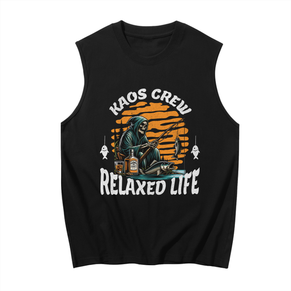 KAOS RELAXED LIFE TANK TEE - Kaos Crew Clothing 