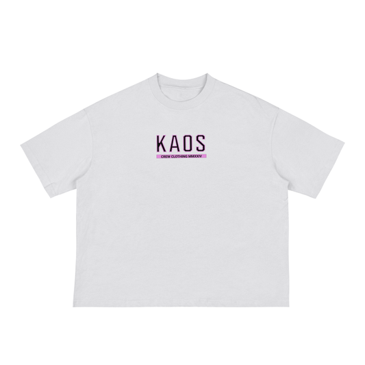 KAOS PINK LOGO Boxy Tee