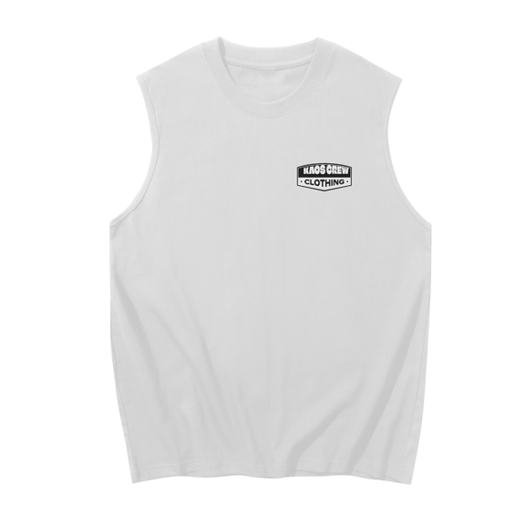 KAOS BADGE TANK TEE - Kaos Crew Clothing 